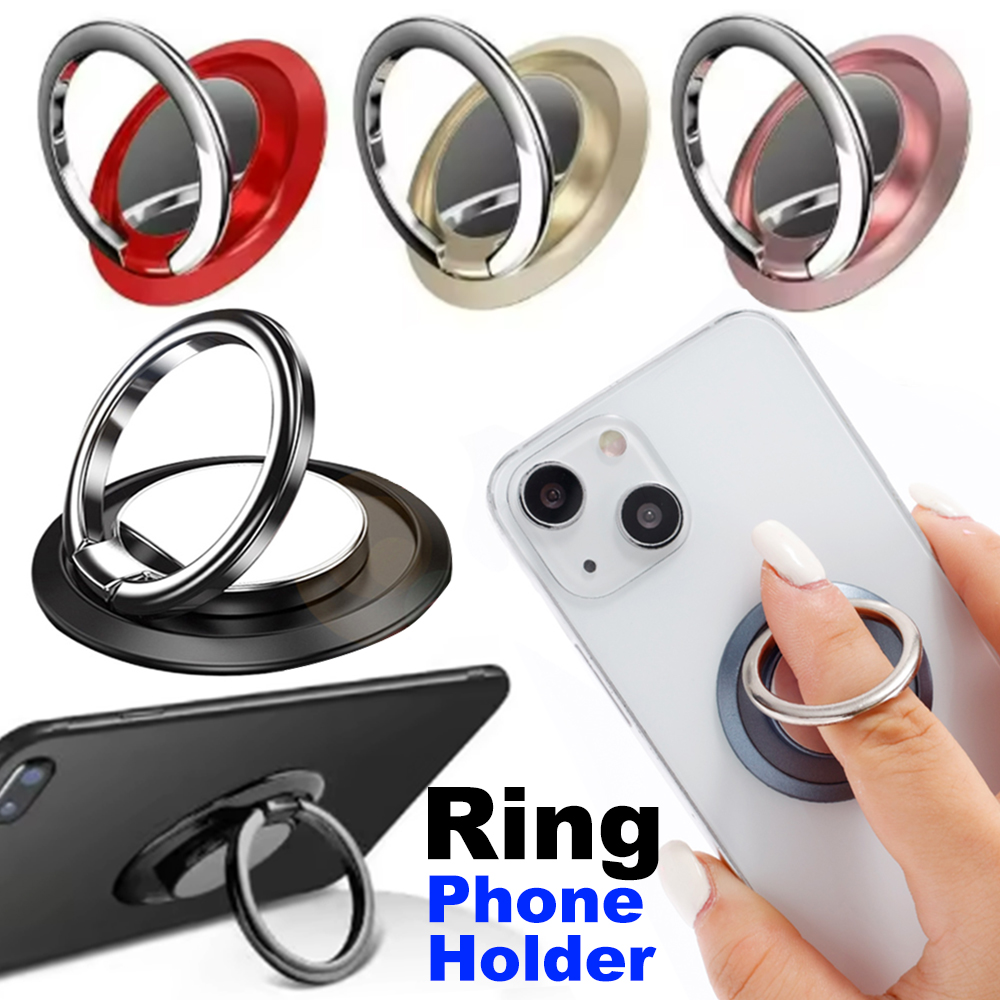 Car Accessories Phone Holder - Soporte de Anillo Giratorio 360° para