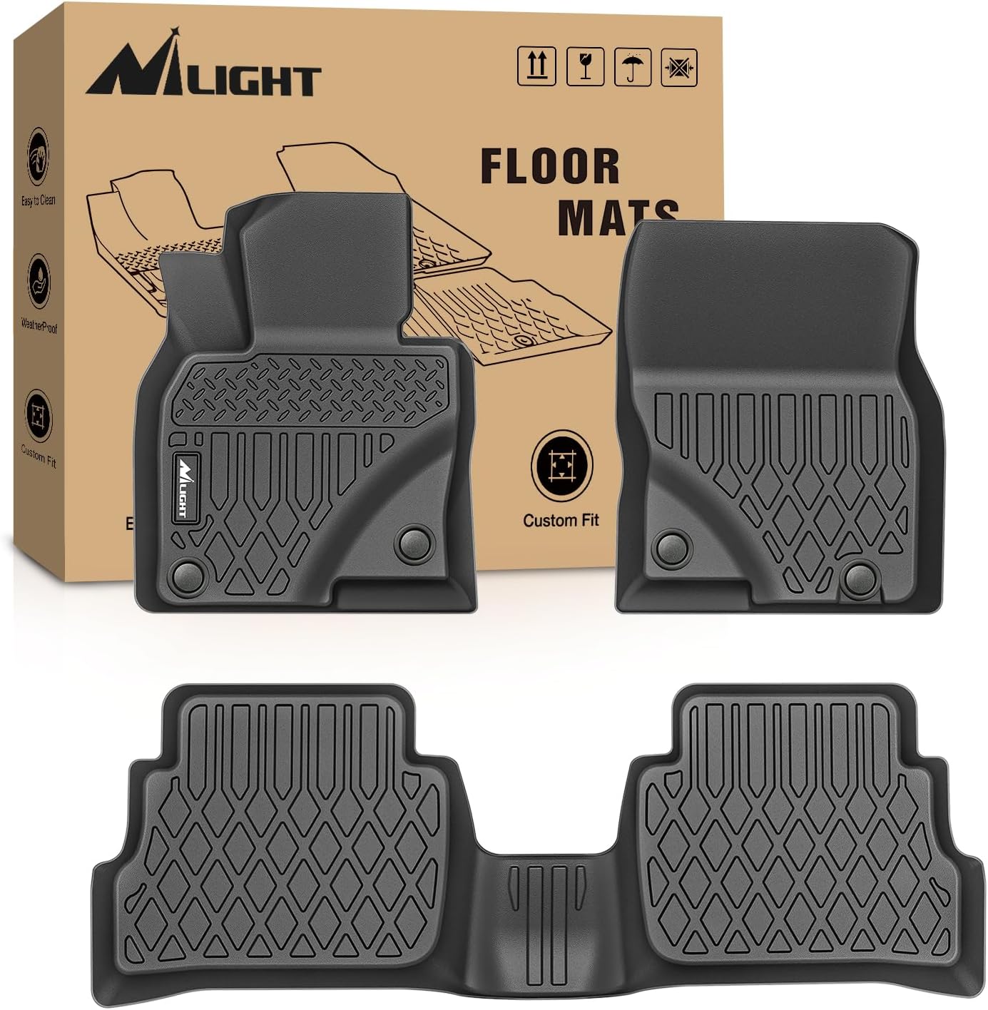 Car Floor Mat Rubber - Alfombrillas de TPE Nilight a Medida,