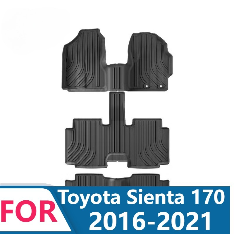 Car Floor Mat Rubber - Alfombrillas de coche para Toyota Sienta