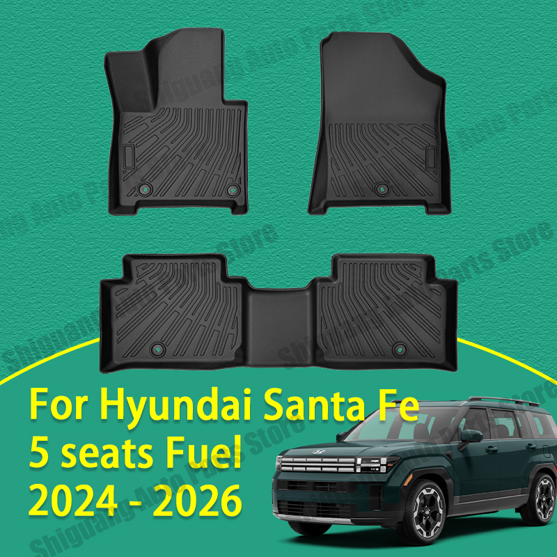 Car Floor Mat Rubber - Alfombrillas de TPE para Auto, Delanteras