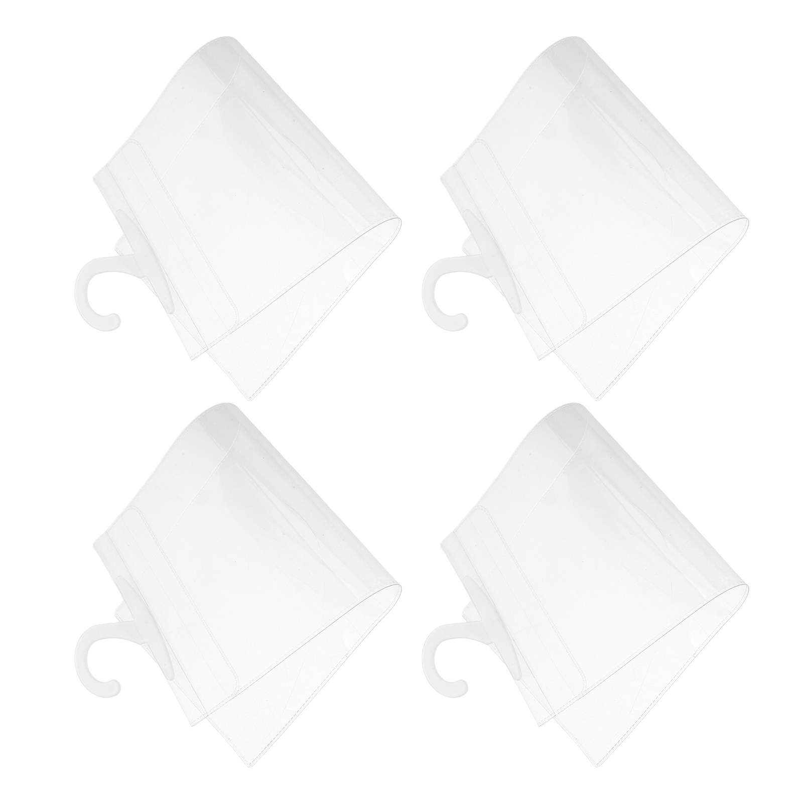 Car Trunk Organizer - 4 piezas de soporte transparente para