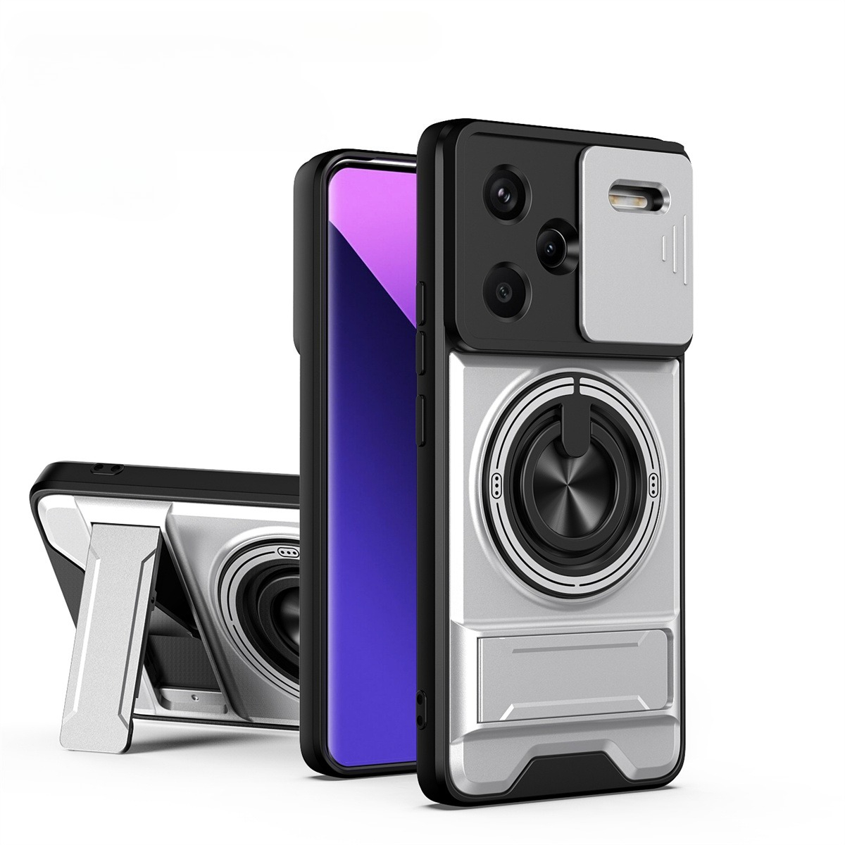 Car Accessories Phone Holder - Funda de teléfono con lente deslizante
