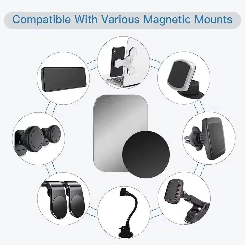 5/10 piezas Placa Metálica Mag - Car Accessories Phone Holder reseña y precio