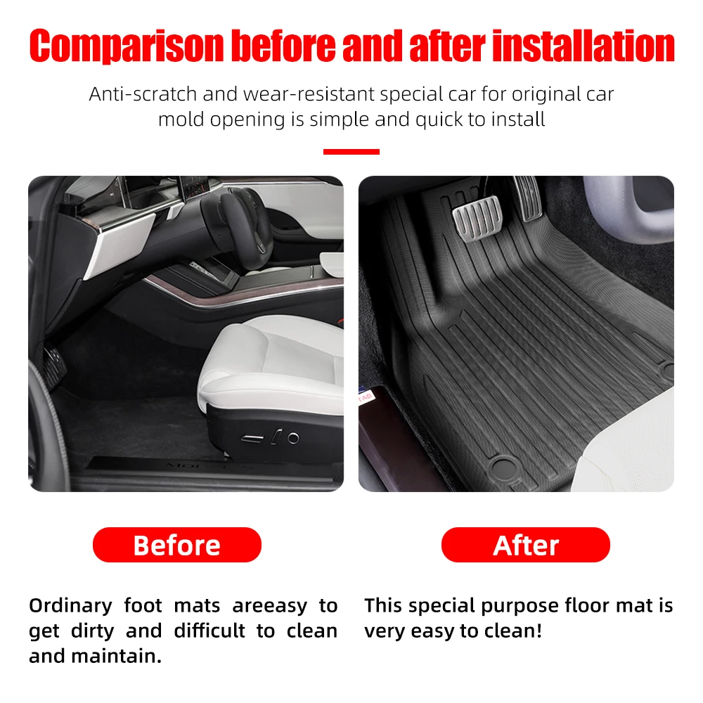 Alfombrilla de Coche 3D TPE pa - Car Floor Mat Rubber reseña y precio