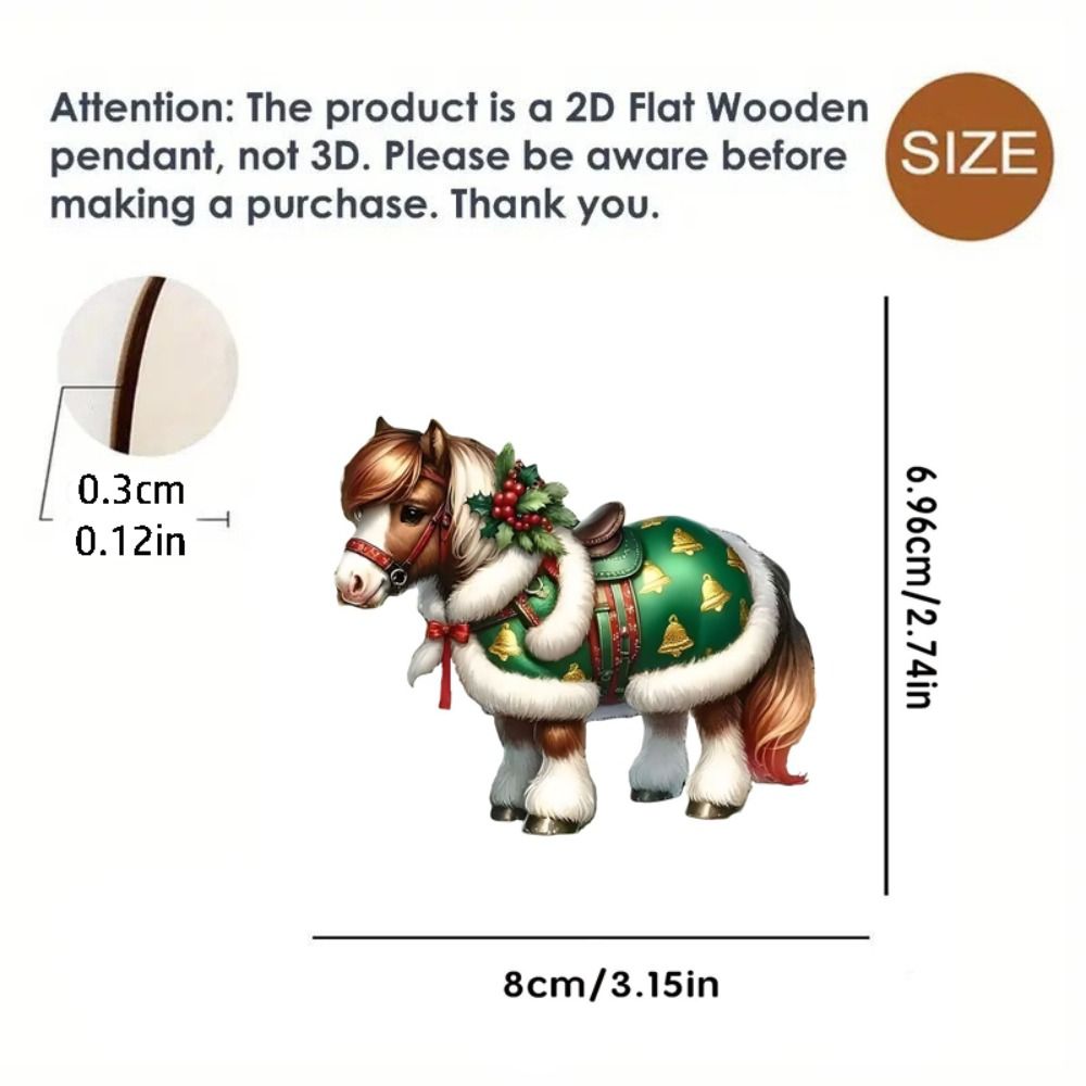 Colgante plano de Navidad 2D,  - Car Accessories Xmas reseña y precio