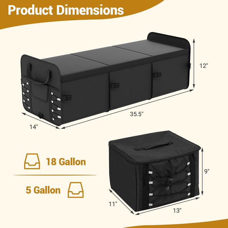 Organizador de Maletero de Coc - Car Trunk Organizer reseña y precio