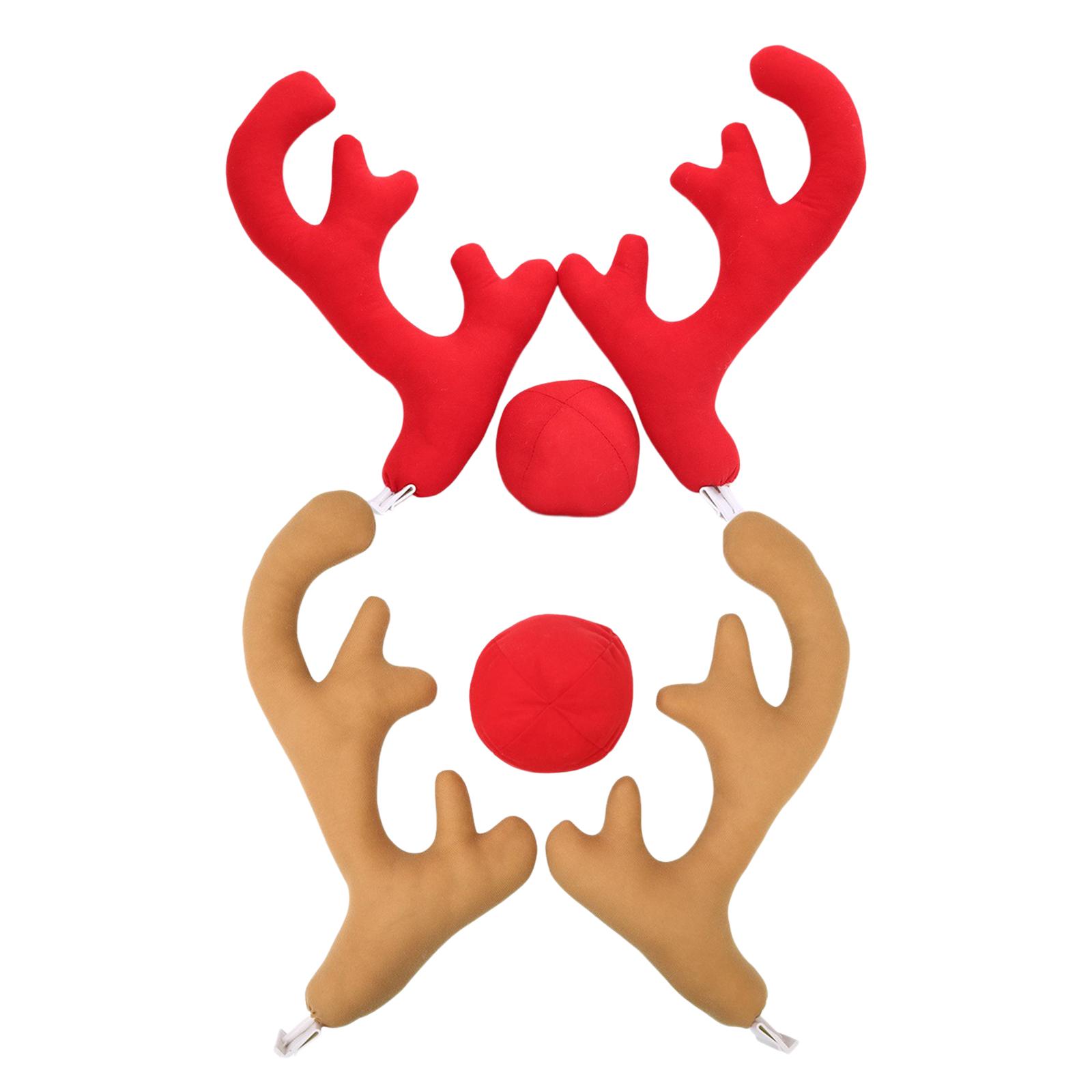 Astas de reno de Navidad con n - Car Accessories Xmas reseña y precio