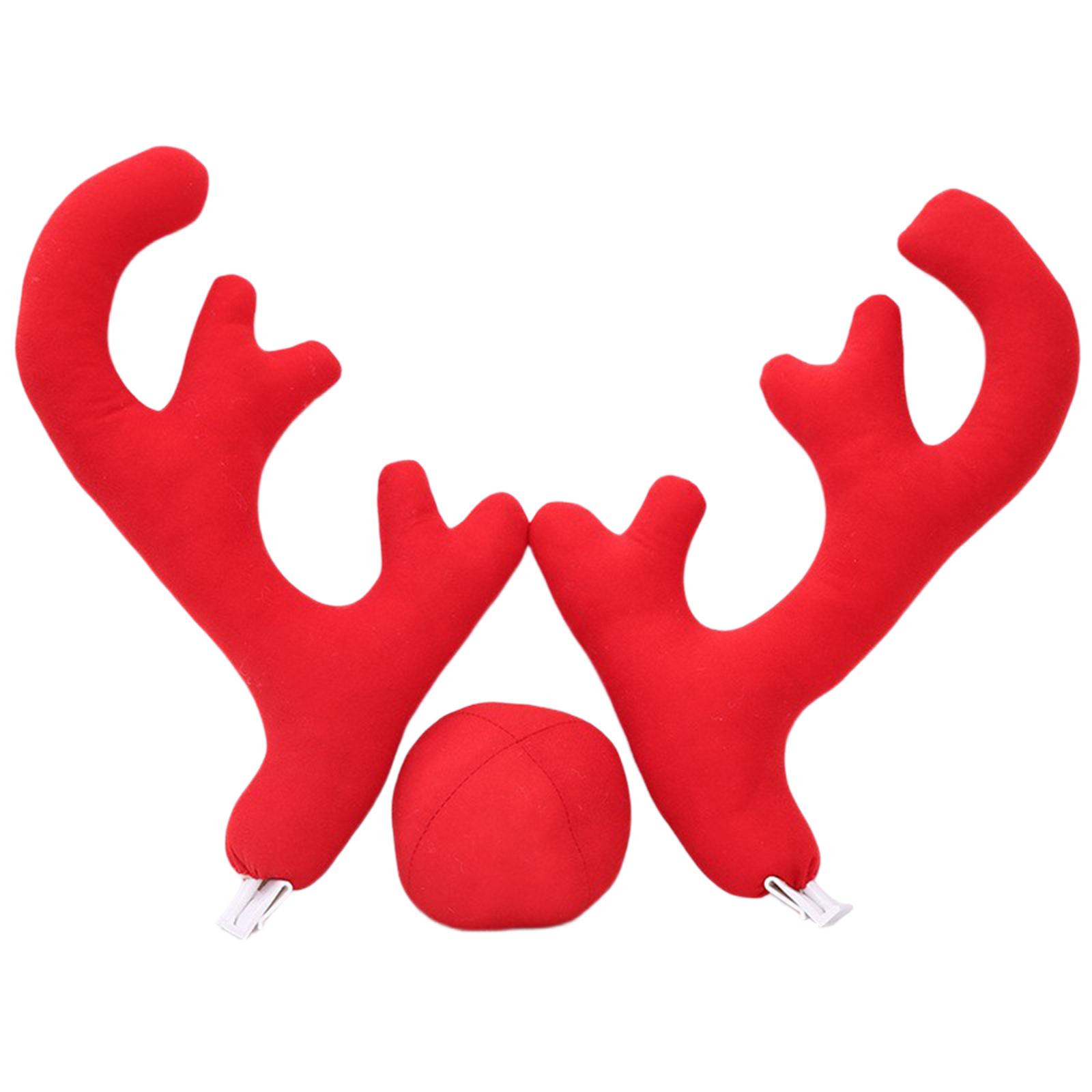Astas de reno de Navidad con n - Car Accessories Xmas reseña y precio