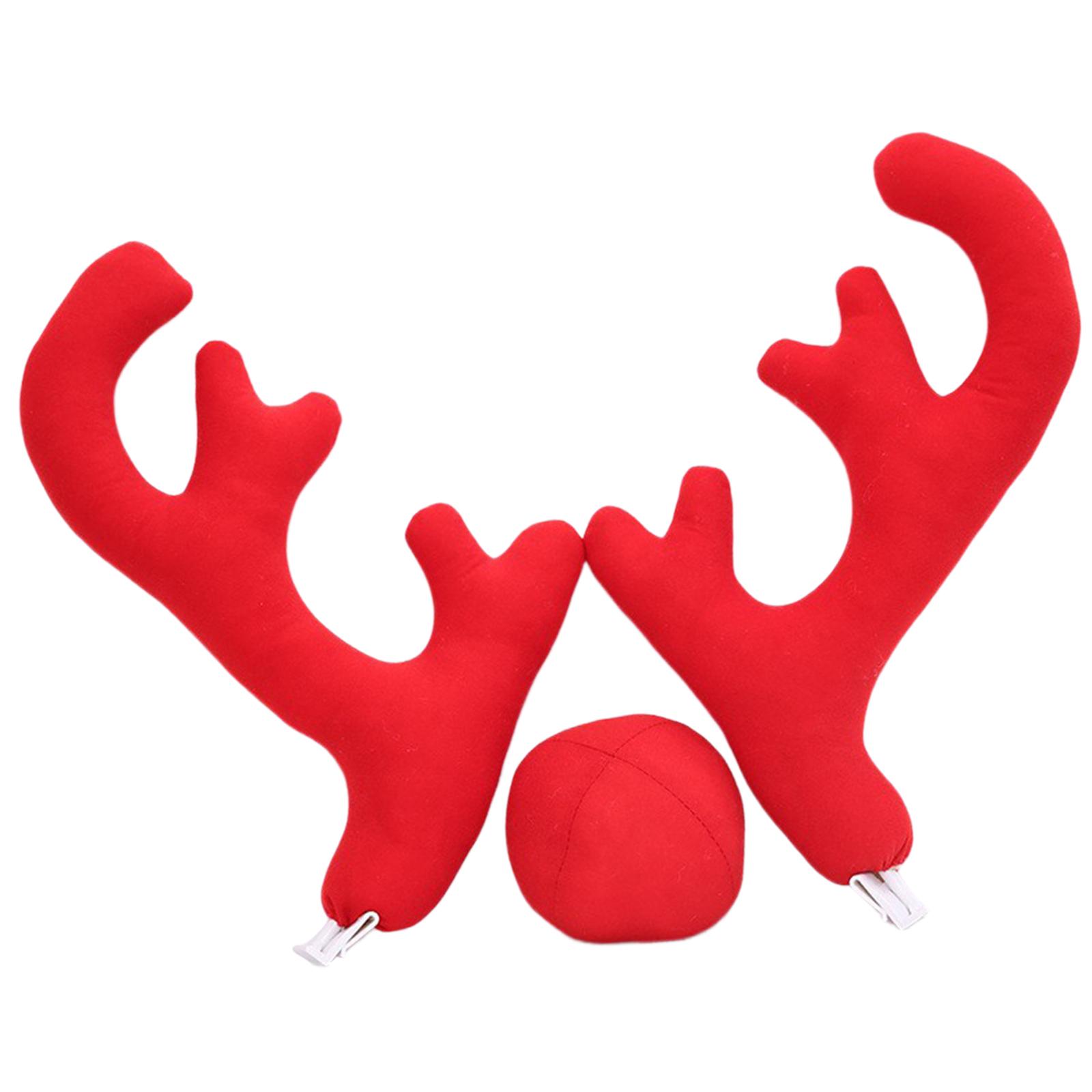 Astas de reno de Navidad con n - Car Accessories Xmas reseña y precio