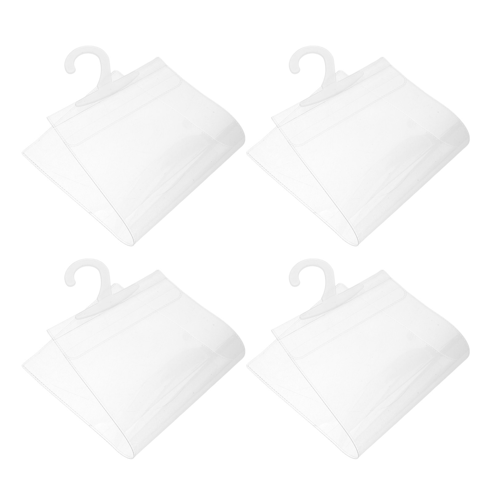 4 piezas de soporte transparen - Car Trunk Organizer reseña y precio