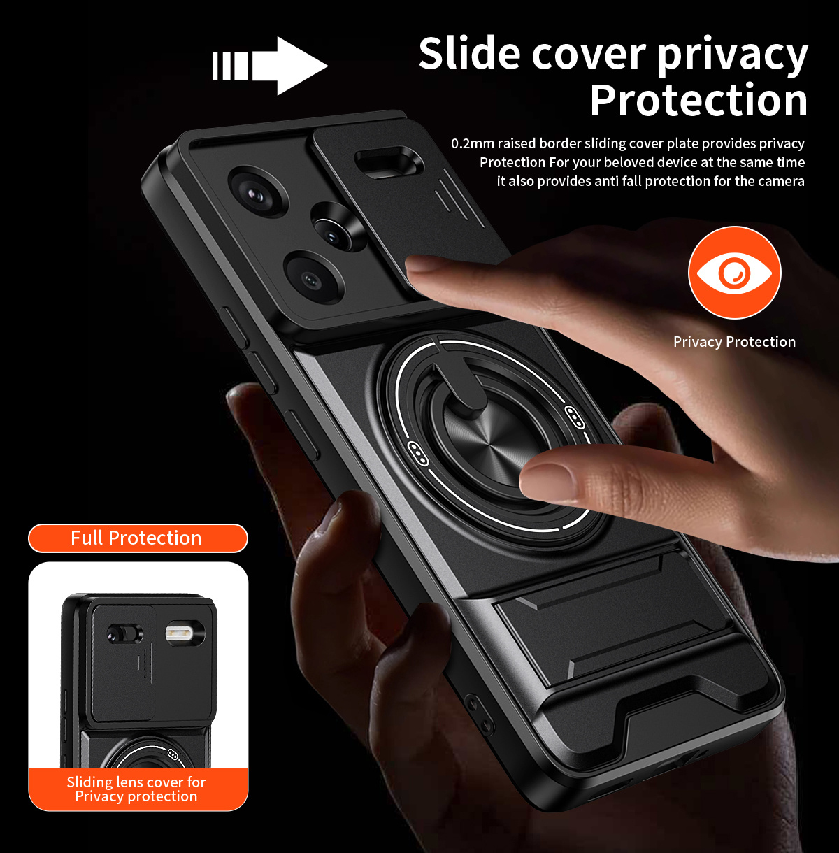 Funda de teléfono con lente de - Car Accessories Phone Holder reseña y precio