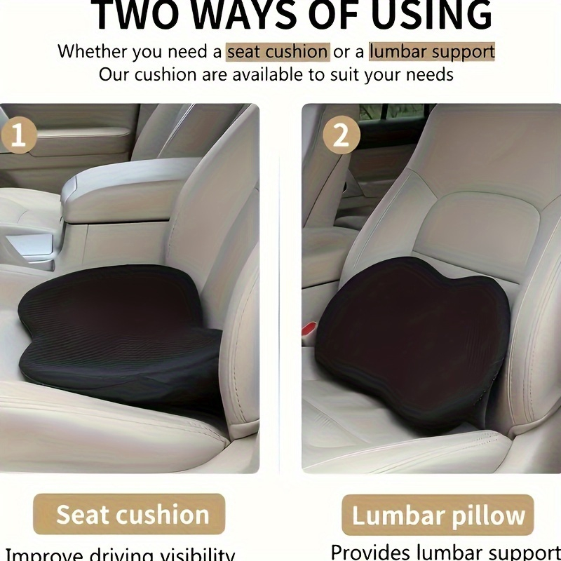 Cojín de Asiento de Coche 2 en - Car Seat Cushion Memory Foam reseña y precio