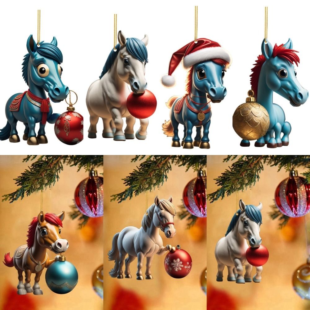 Colgante plano de Navidad 2D,  - Car Accessories Xmas reseña y precio