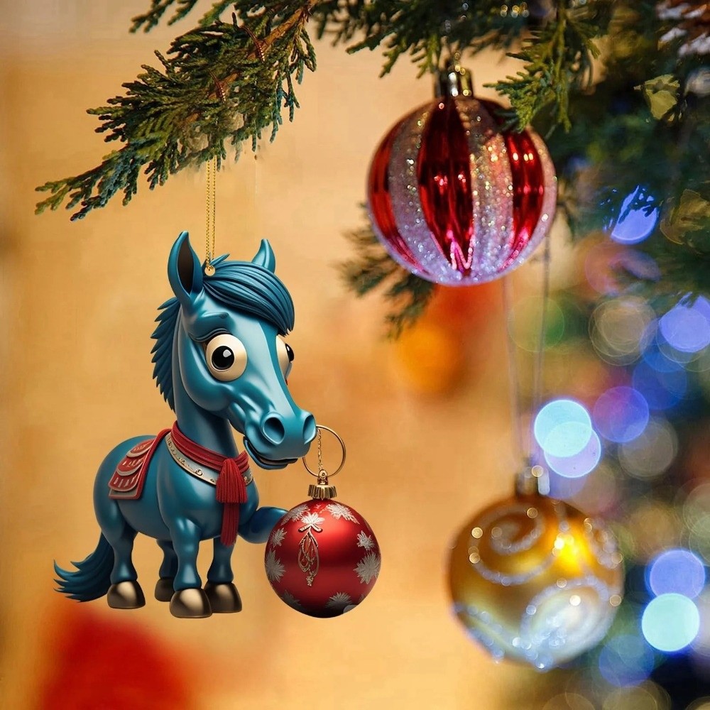 Colgante plano de Navidad 2D,  - Car Accessories Xmas reseña y precio